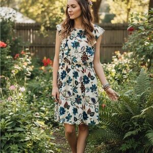 Boho Romantic Midi Dress size XL Country Tease Forest Fairy Mothers Day